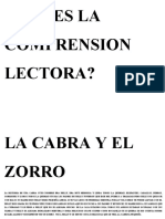 Que Es La Comprension Lectora