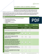 COVID 19 Control Checklist WSN 2020 06 12 Fillable PDF