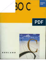 Turbo C Version 2.0 Reference Guide 1988