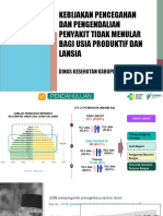 Kebijakan Pencegahan Dan Pengendalian PTM Bagi Usia Produktif Dan Lansia Asupan Lansia - Revisi Update