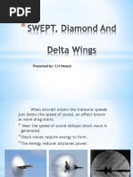 Swept, Diamond and Delta Wings