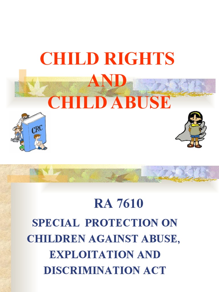 RA 7610 Philippines' Child Rights and Protection Act PDF Child