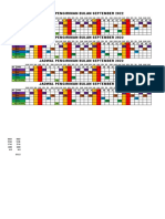 Jadwal Pengiriman September 2022