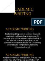 Academic Writing