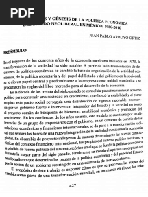 Arroyo Ortiz Fundamentos de La Politica Economica en Mexico 1910-2010 JPAO