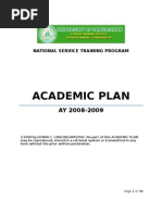 Download Academic Plan NSTP University of Pangasinan  2008-2009  by edwineiou SN5924843 doc pdf