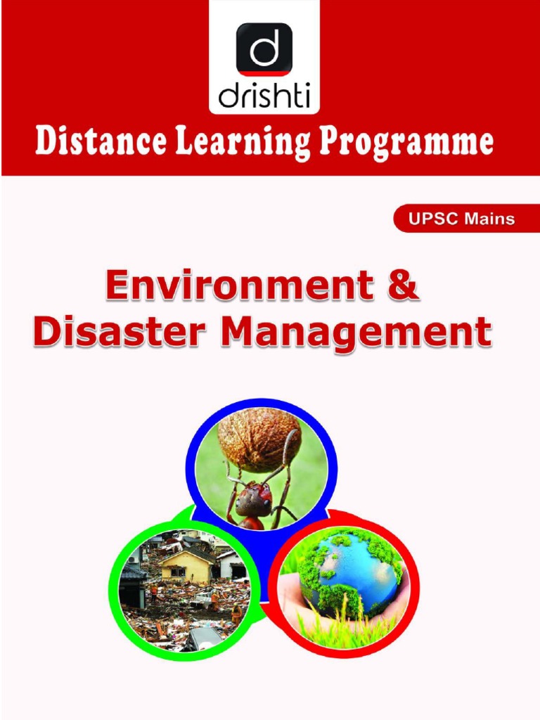 Environment & Disaster Management PDF Emergency Management Hazards