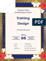 Training Design 2022