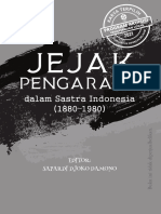 Jejak Pengarang Dalam Sastra Indonesia
