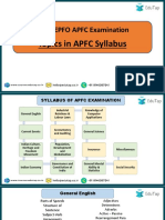 Topics in APFC