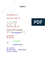 Formule La Algebra