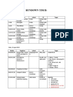 Rundown Tim H