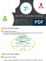 Operações Unitárias II: Graus de Liberdade