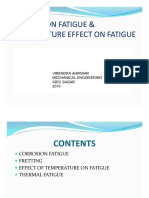 Corrosion Fatigue & Temperature Effect On Fatigue