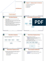 Chapter 17: Database System Architectures