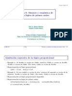 Tema-6. Sintaxis y Semántica de La Lógica de Primer Orden