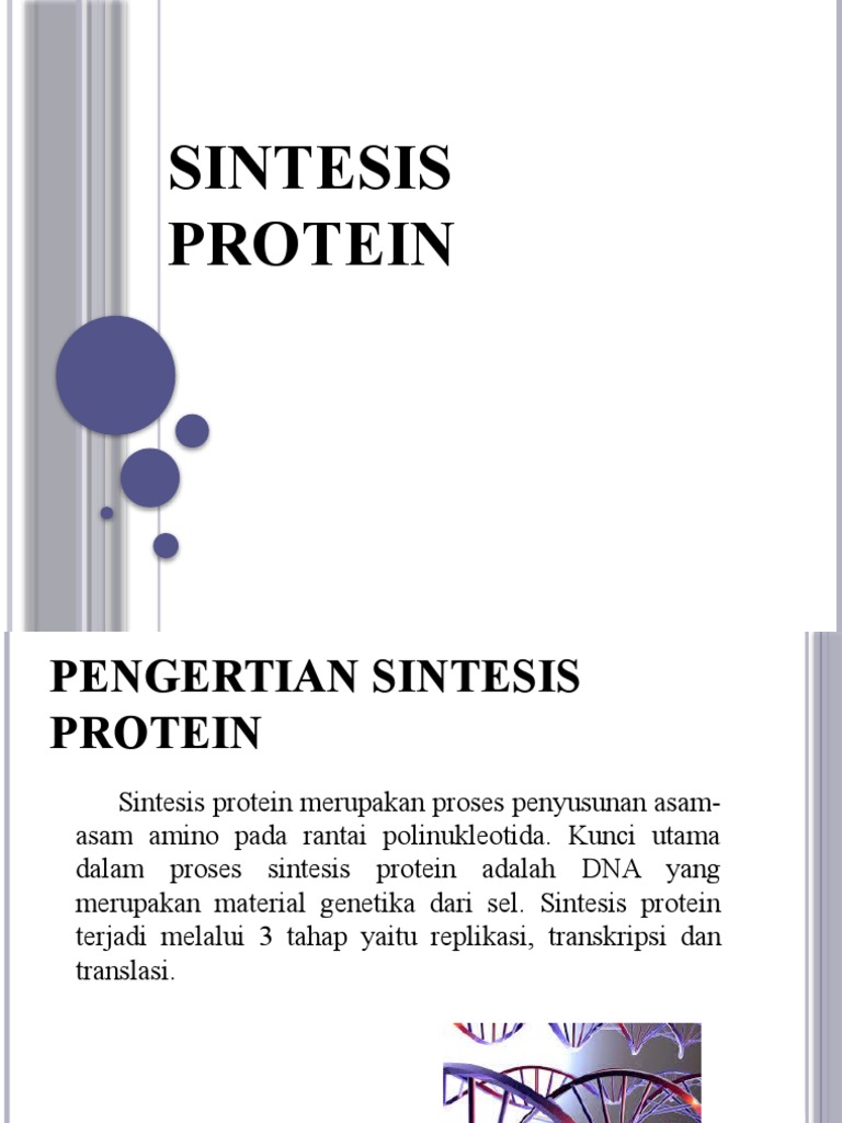 Sintesis Protein | PDF | Sains & Matematika