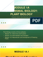MODULE 1A.3 Reproduction and Development of Flowering Plants