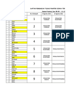 DAFTAR TUGAS PRAKTEK