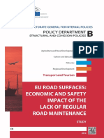 2014 Economic and Safety Impact of The Lack of Road Maintenance - EU