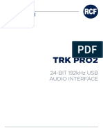 Manuel Utilisation - TRK Pro2 - RCF