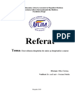 Referat Dezvoltarea Dreptului de Autor Şi Drepturilor Conexe