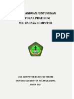 Panduan Penyusunan Laporan Praktikum