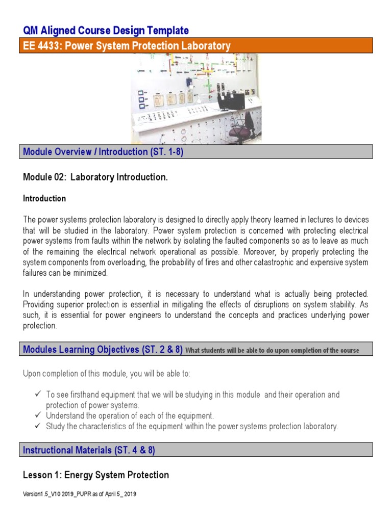 Power System Protection Lab 2 Download Free PDF Reliability