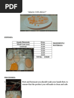 TLE Cooking Show Script | PDF | Flour | Cakes