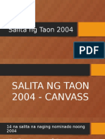 Salita NG Taon 2004