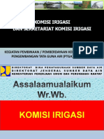 KOMISI IRIGASI DAN sEKRETARIAT kOMISI iRIGASI