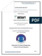 Akbari Chemical Internship Report