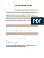 Teoría Binomial y Normal