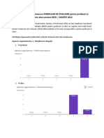 EVALUATION Interpretarea Chestionaruui MARTIE 2022