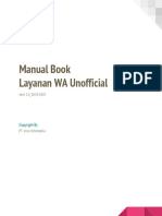 Manual Book Layanan WA Unofficial