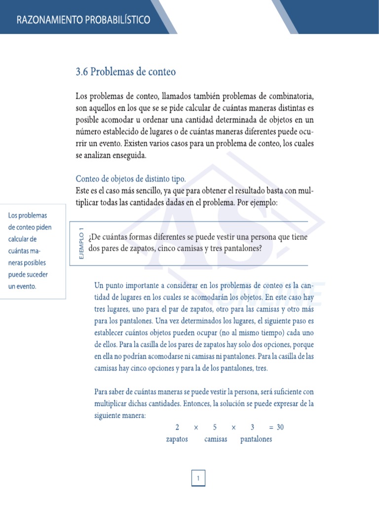 Problemas de Combinatoria Básica | PDF | Artes del Lenguaje y Comunicación