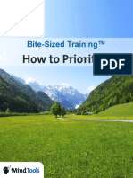 BiteSizedTraining Prioritizatio Anne