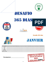 DESAFIO 365 DIAS - Francês - Calendário