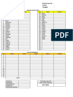 Format Daftar Iuran & Kas (Krido Manunggal) - PDF Revisi