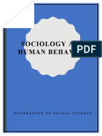 Sociology and Human Behavior