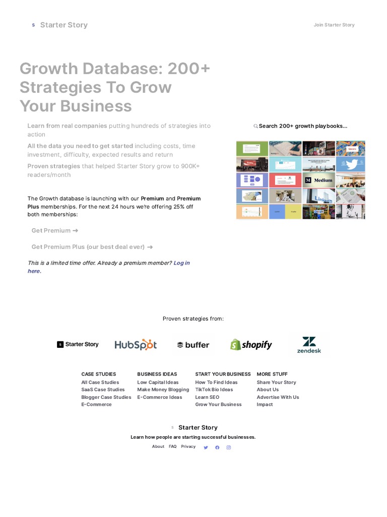 Grow Your Business - Starter Story | PDF