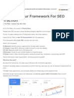 Lean SEO Framework For Growing Traffic With Minimum Viable Content Experiments