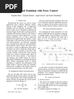 Inverted Pendulum With Force Control