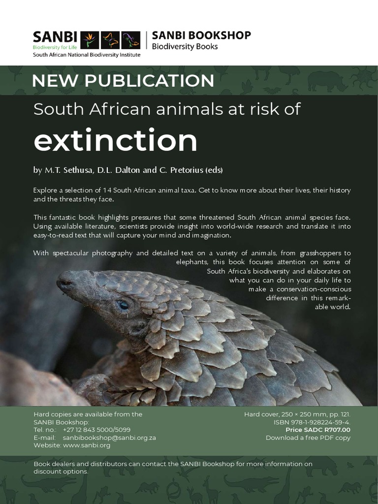 South African Animals at Risk of Extinction | PDF | Home & Garden ...
