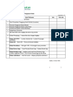 Checklist Kelengkapan Berkas