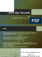 Limit Dan Turunan