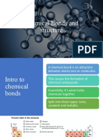 Chemical Bonds and Structure