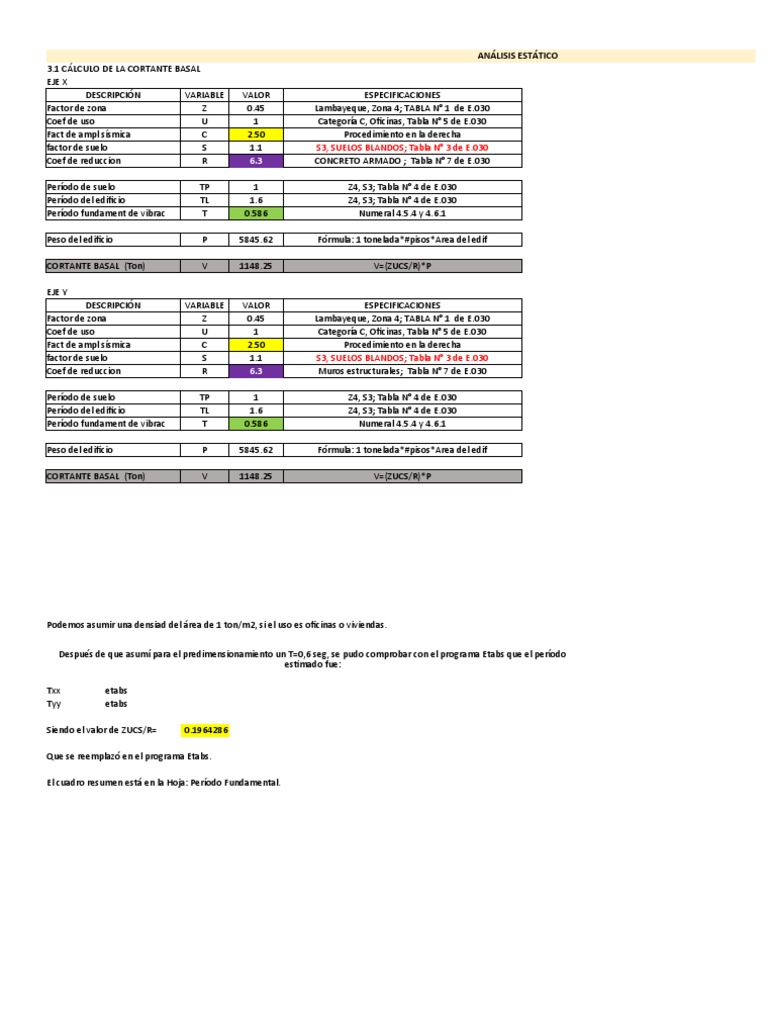 Análisis Sísmico Final Pdf
