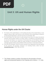 UN Charter and UDHR