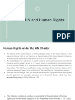 UN Charter and UDHR